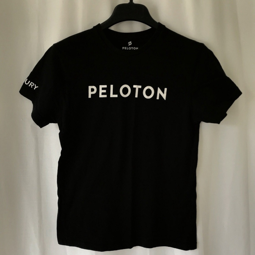 Peloton Century 100 Black T-shirt X-small 100% Cotton